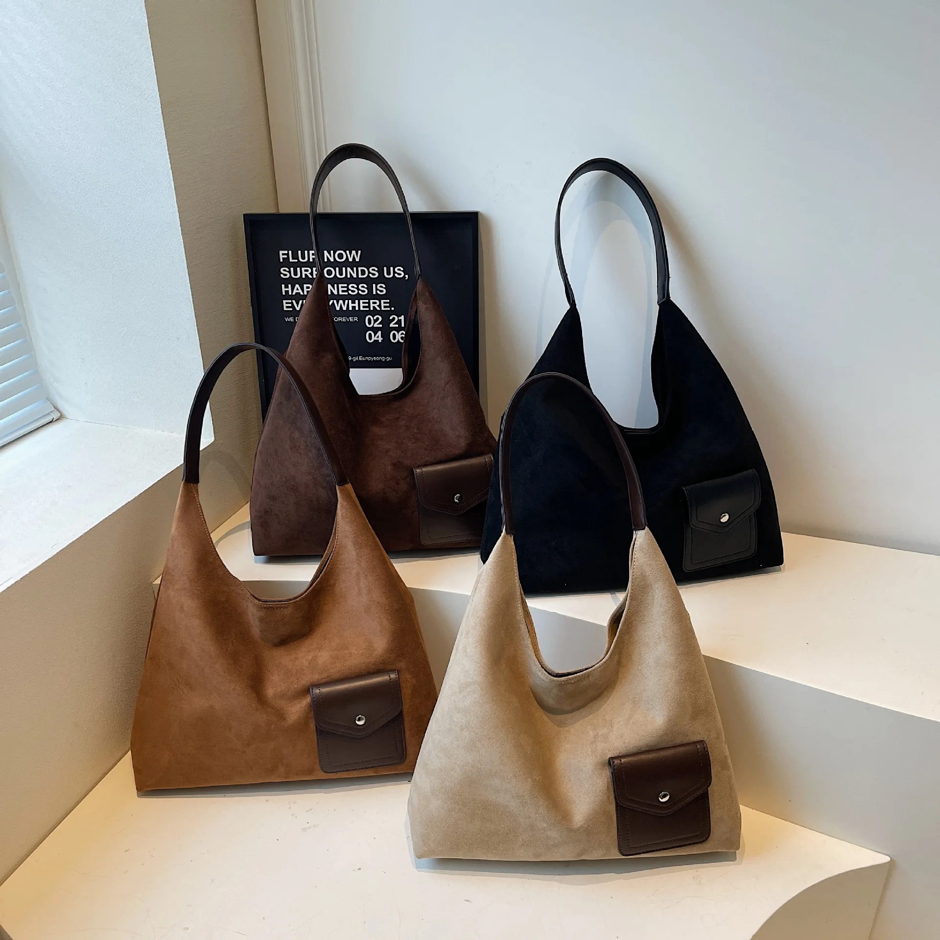 

2025 New Large Capacity Tote Bag for Women, Genuine Leather Multi-way Shoulder Crossbody Purse, Vintage Chic Work Bag