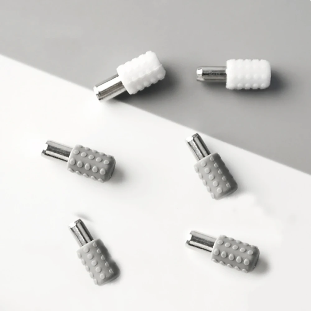 20/40/60 個ステンレス鋼棚ブラケットパーティションキャビネットワードローブ本棚ガラス固定ブラケット家具アクセサリー