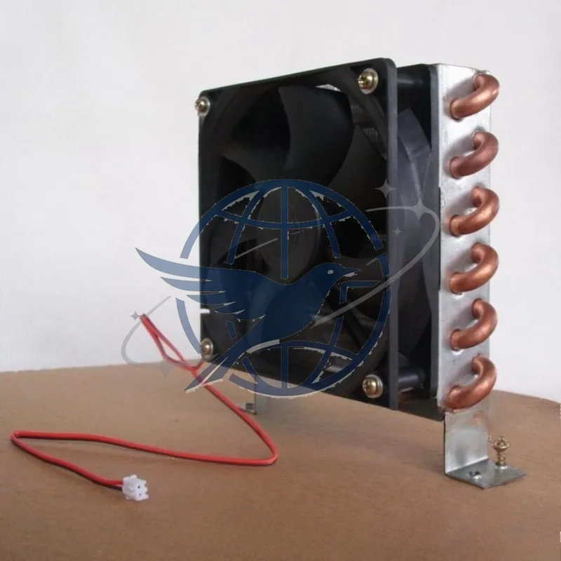 CP2x6x120 Micro Radiator Mini Heat Exchanger Copper Tube Fin Type Air Cooled Small Evaporator