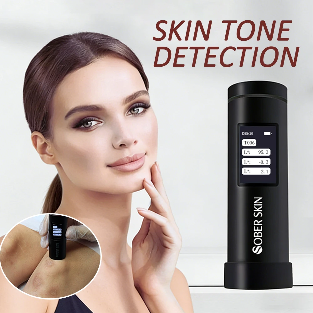 Portable Mini Skin Tone Analyzer | AI Precision Skin Color Detector for Beauty Customization |2000+color scheme