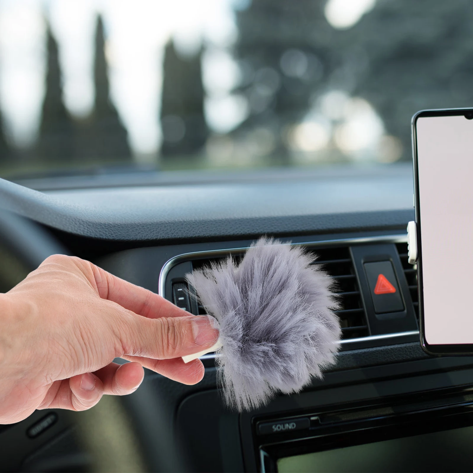

3 Pcs Brush Set Car Interior Detailing Kit Soft Bristle Dust Brush Truck Detailing Kit Versatile Auto Motorcycle Vehicle