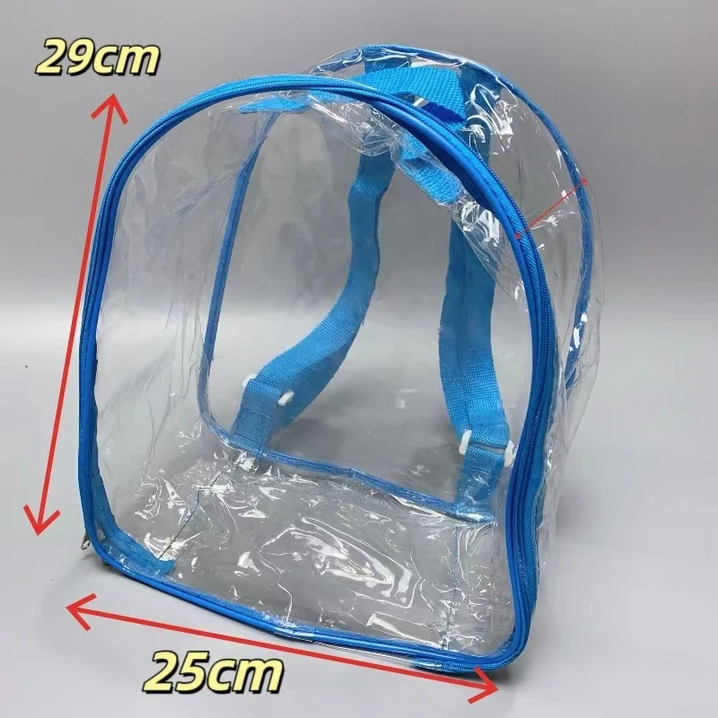 Amber Large Capaci Jelly Double oulder Bag PVC Transparent Swimming Bag Dustproof Travel Toiletry Bag Zipper Bapa