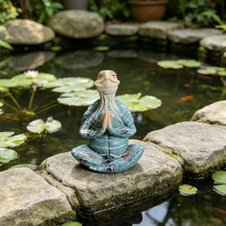 1 Piece Resin Craft Meditation Turtle Statue, Resin Zen Decoration, Home and Garden Sculpture, Resin Zen Decoration Suitable for Turtle Enthusiasts and Collectors.