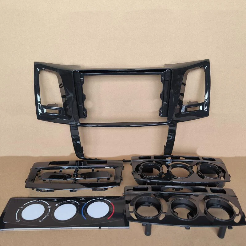 Car Multimedia Player Frame Car Audio Panel Radio Frame 9" Fascias For Toyota Fortuner Hilux Vigo 2004 2005 2006 2007 2008 -2015