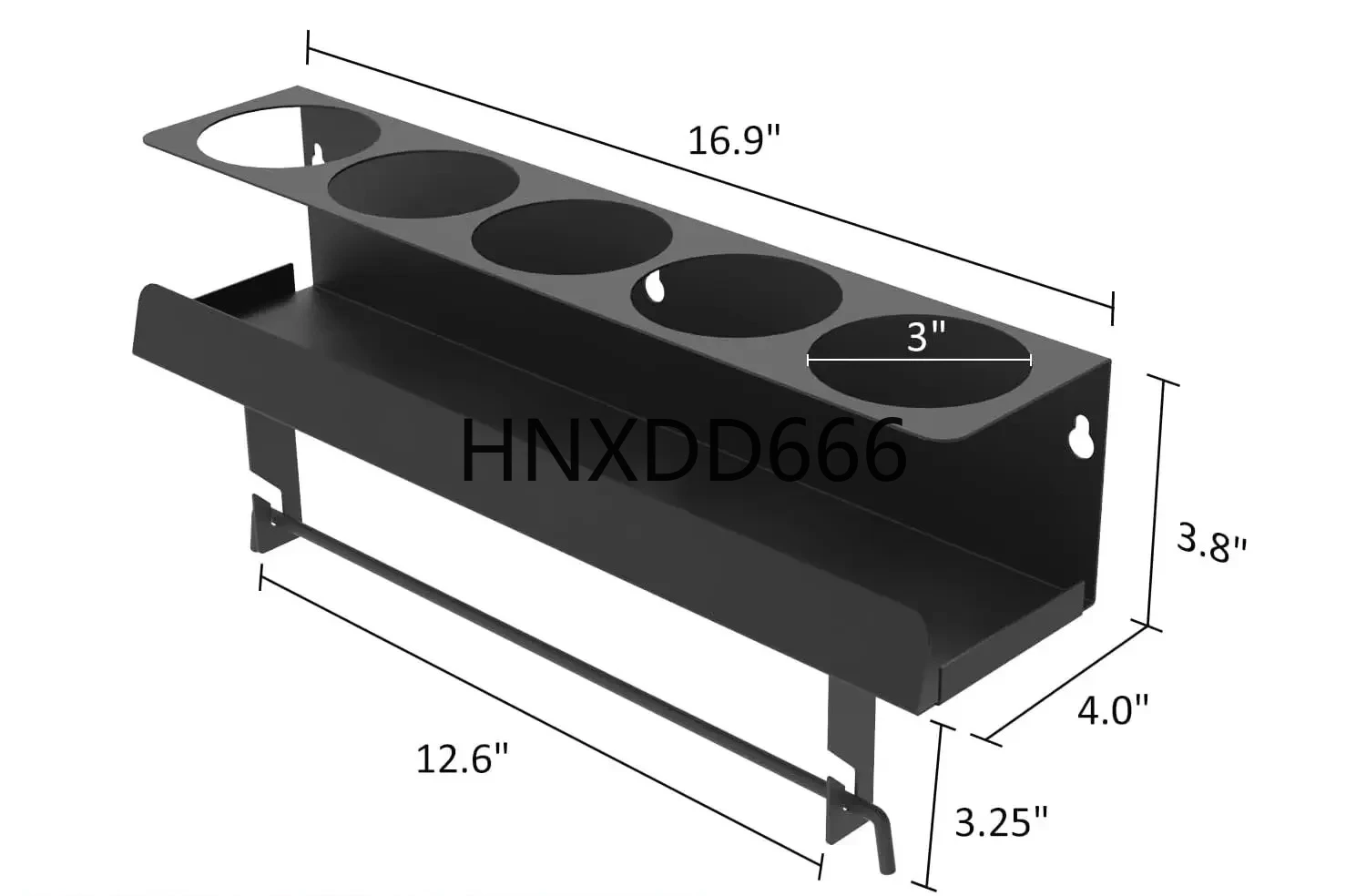 

Spray Can/Paper Shelves Towel Holder Paint Bottle Storage Rack,Steel Wall Mount Shelf Tool Garage Organizer Tray Garage