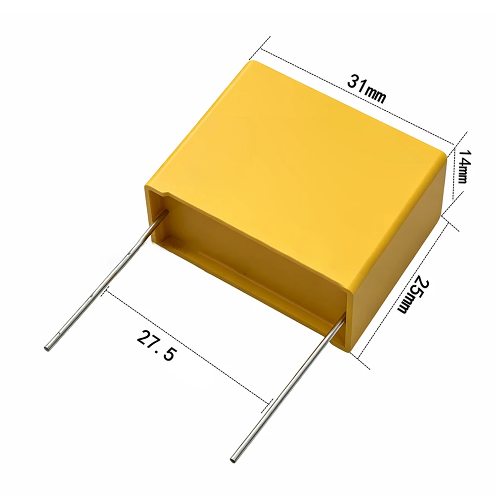 3.3uF 275VAC X2 Safety Rated MKP Capacitor Polypropylene Dielectric 27.5mm Pitch for Mains Voltage Noise Reduction