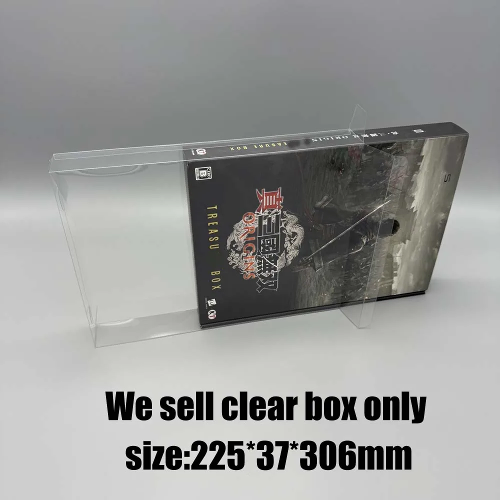 

10pcs Transparent Box Protector For Dynasty Warriors Origins PS5 Collect Boxes TEP Storage Game Shell Clear Display Case