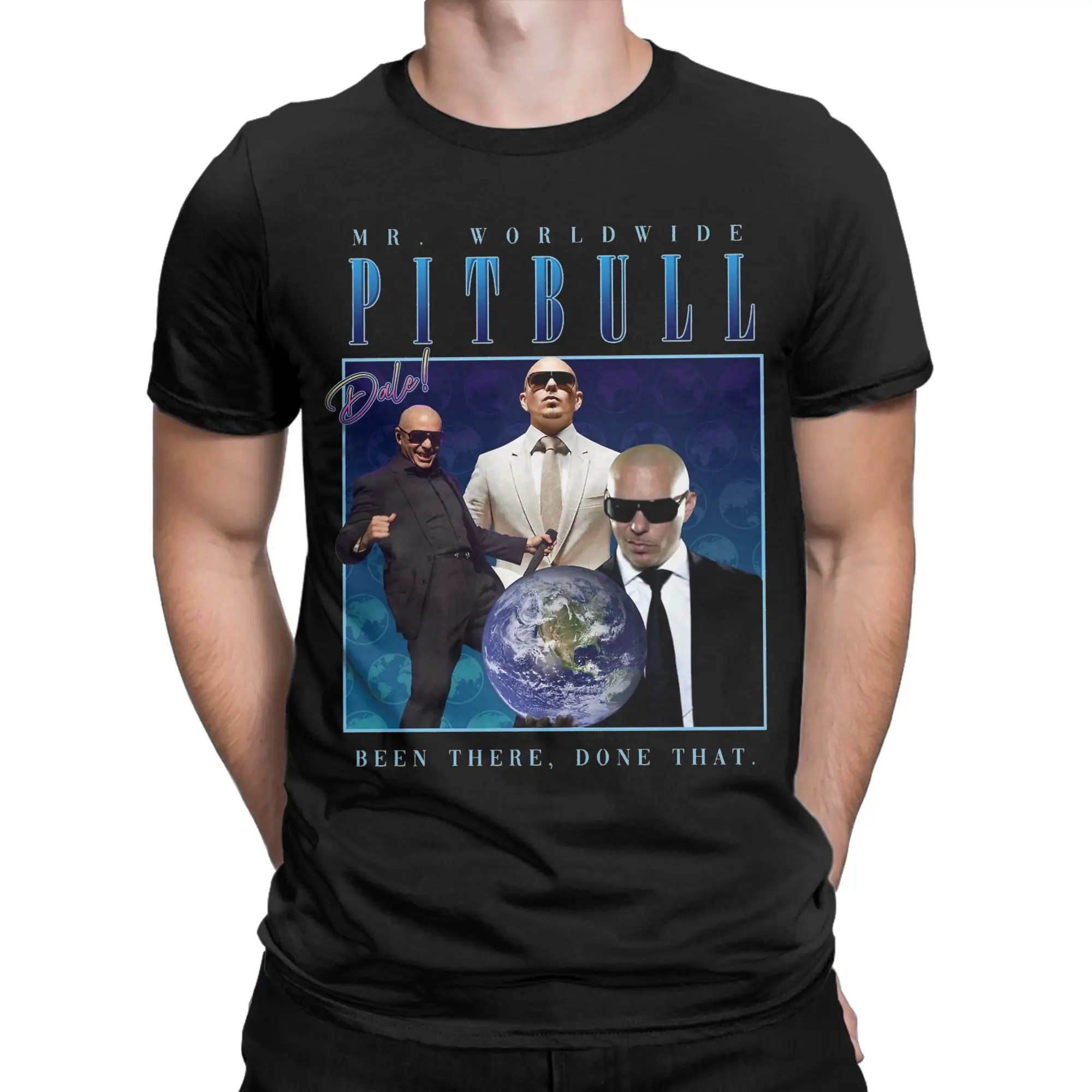 Pitbull Mr Worldwide Homage T Shirts Men Women 100% Cotton Awesome T-Shirt Round Neck  Tees Short Sleeve Tops Big Size