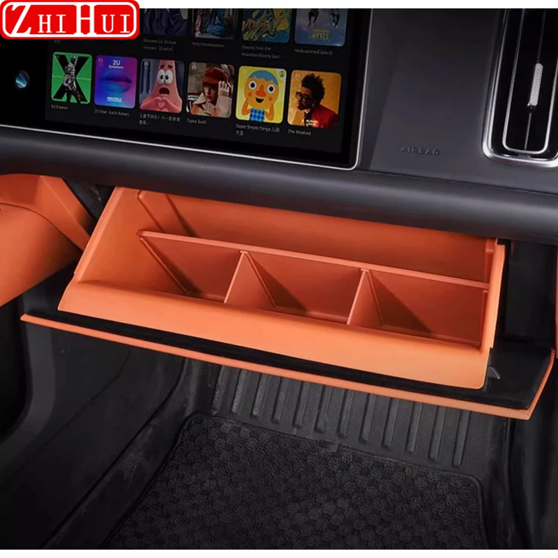 

For Li Lixiang L7 L8 L9 2024 2023 2022 Car Styling Copilot Co-driver's Storage Box Interior Decoration Auto Accessories