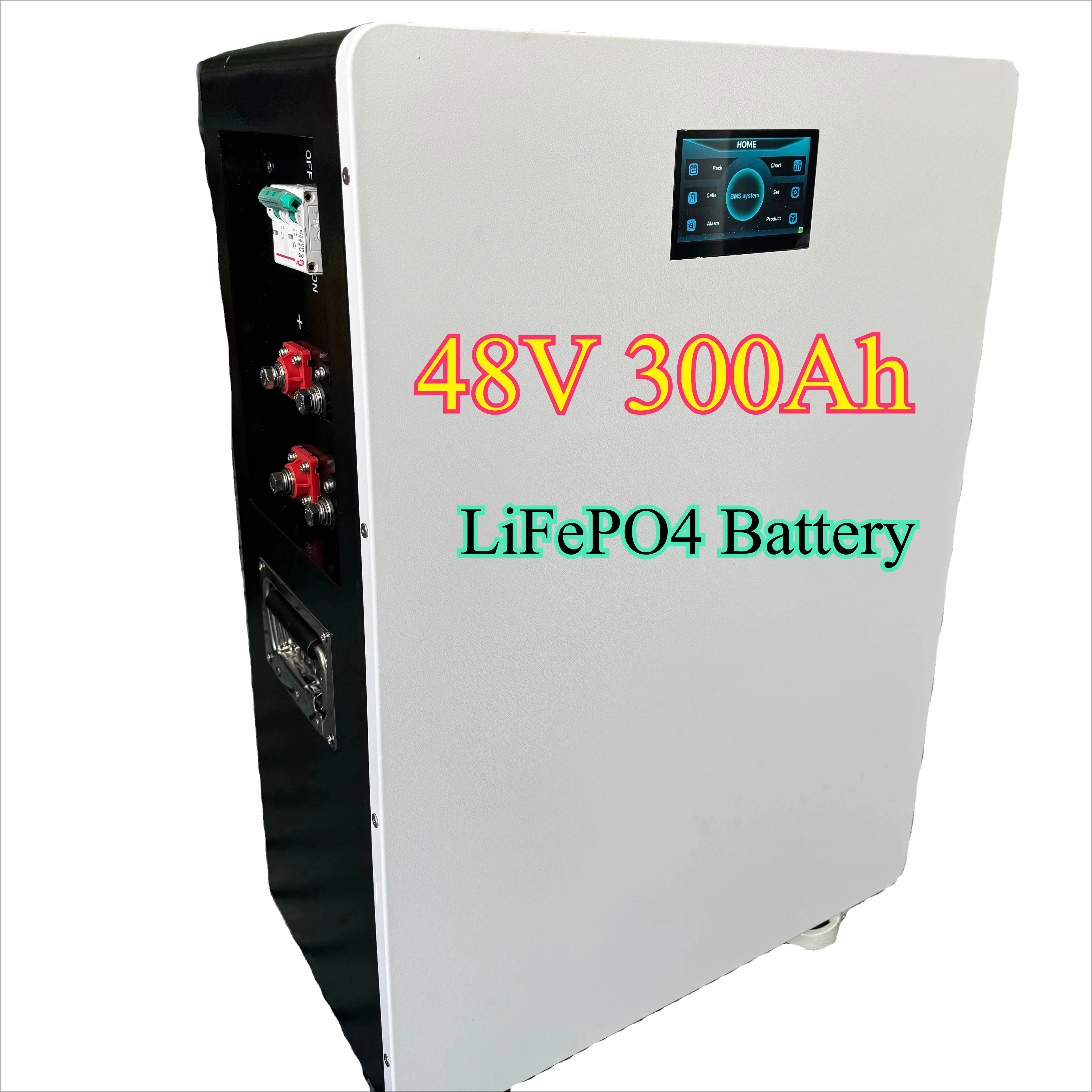 

Wall Mounted Mobile 48V/51.3 V 300Ah 15KWH Household Energy Storage Lithium Iron Phosphate Battery LiFePO4 Battery