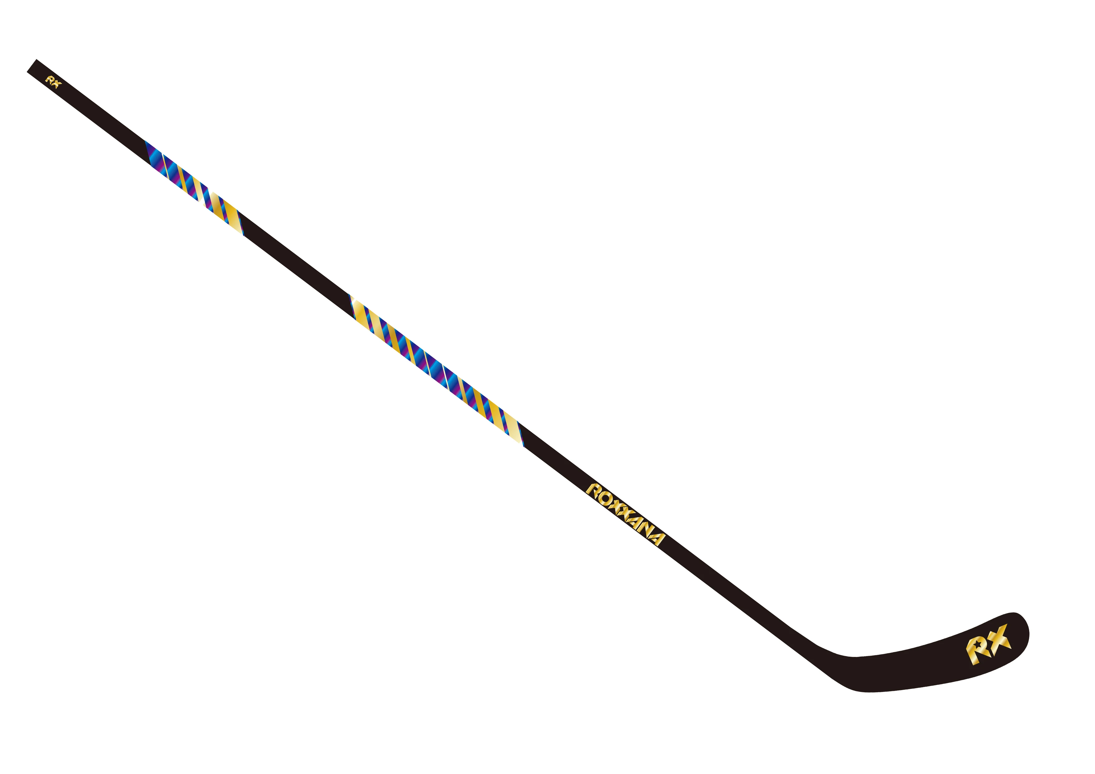 ROXXANA-Ice Hockey Stick 100% Carbon Fiber Frosted Discoloration, 62 \