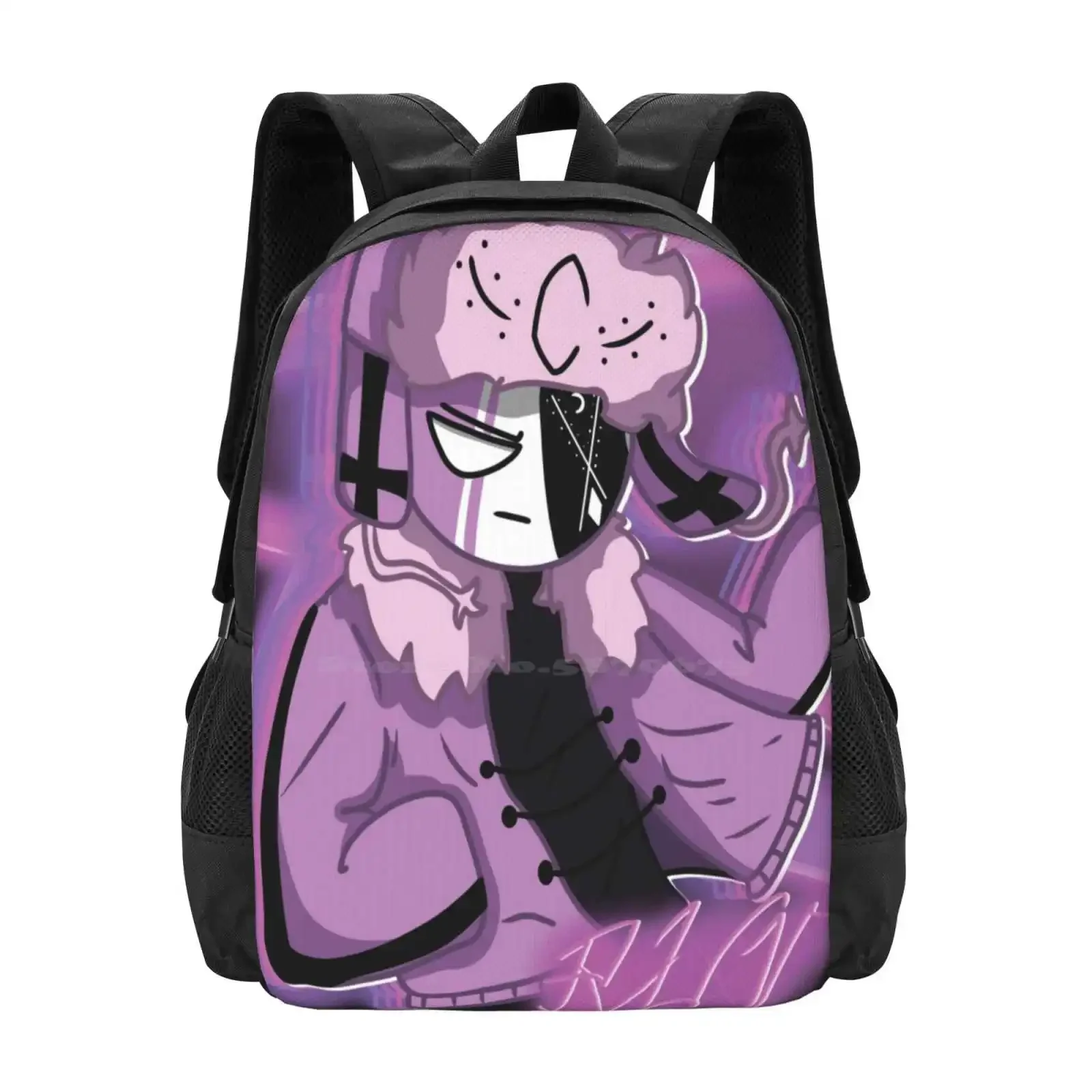 

Fnf Ruv Holding A Knife With Neon Effect Hot Sale Schoolbag Backpack Fashion Bags Mfm Ruvyzvat Zavodila Russian Mod Character