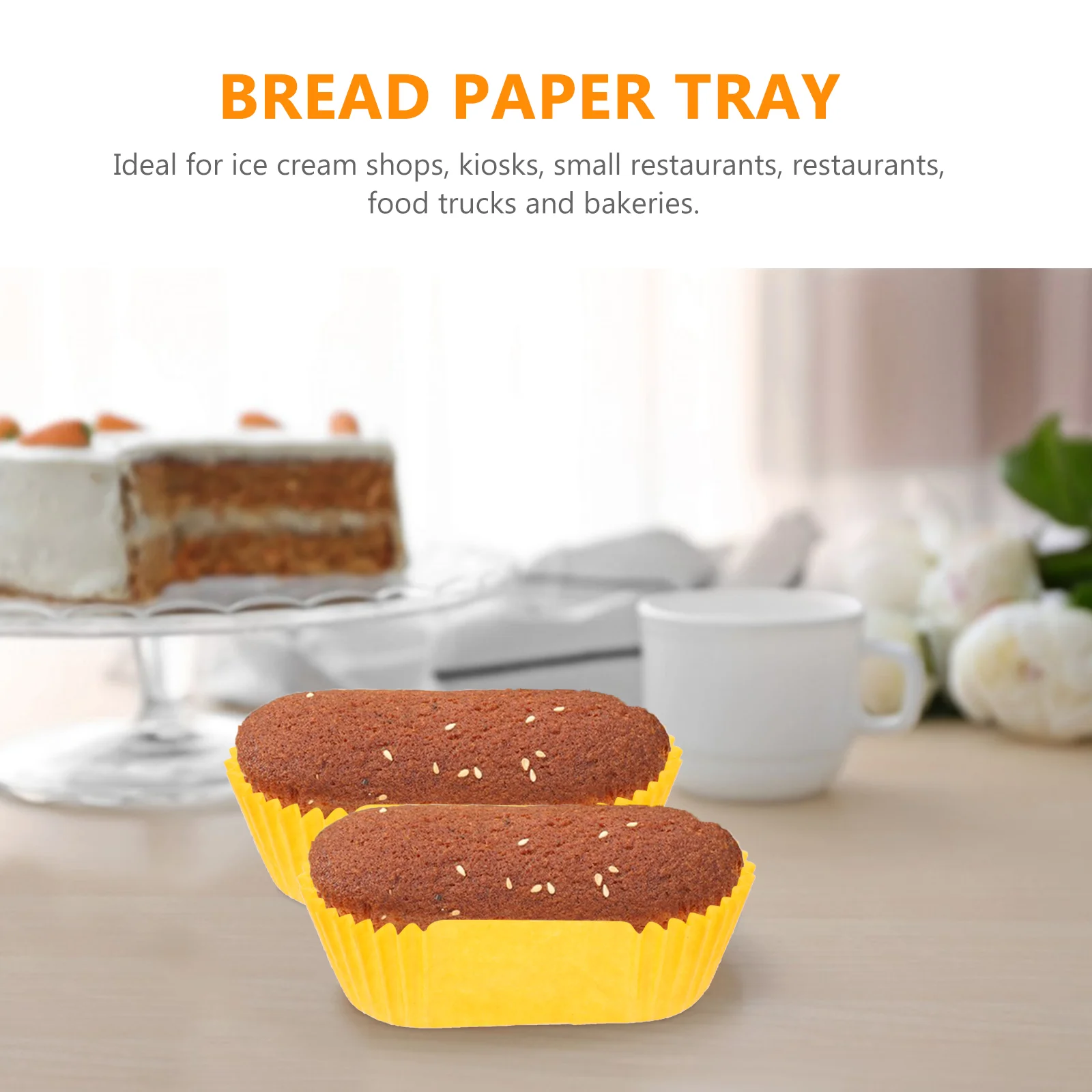 Oval Cake Paper Tray Boat Shape Paper Cups High Temperature Cake Cup Bread Baking Cups Safe Grease Proof Cupcake Liners Perfect