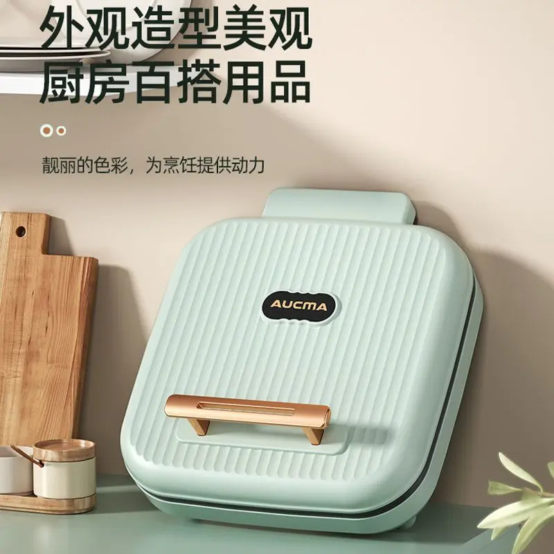 مقلاة الكيك الكهربائية المنزلية المطبخ فطيرة عموم كعكة كهربائية كشك على الوجهين التدفئة آلة فطيرة جديدة غير عصا 220 فولت