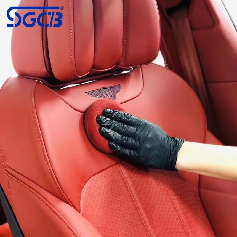 SGCB Pro Car Foam Sponge Wax Applicator Cleaning Detailing Pads Wax Soft Sponge Cleaning Auto Detailing Accessories 5/6 PCS