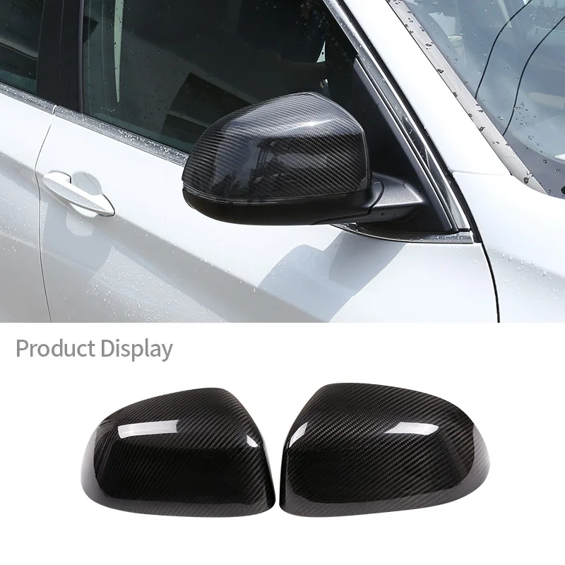 

For BMW X5 X6 X7 F15 F16 G05 G06 G07 2014-2021 Real Carbon Fiber Car External Rearview Mirror Cap Cover Stickers Car Accessories