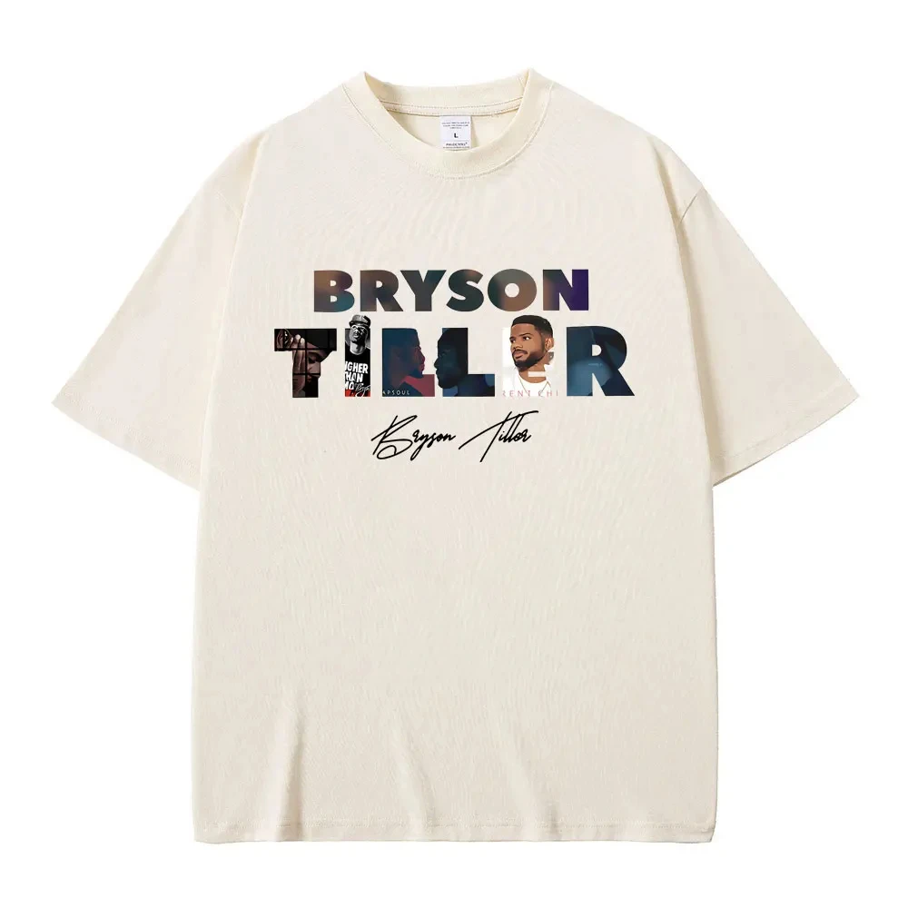 Rapper Bryson Tiller Ciao！Graphic Print T Shirts Men's Vintage Tshirt Men Women Hip Hop Fashion Oversized T-shirts Streetwear