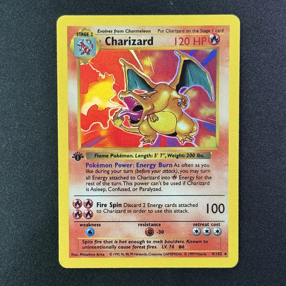 3 Diy 1999 Pokemon GAME Venusaur Collection Cards Self Made Charizard Blastoise PTCG Color Flash Anime Card Gift