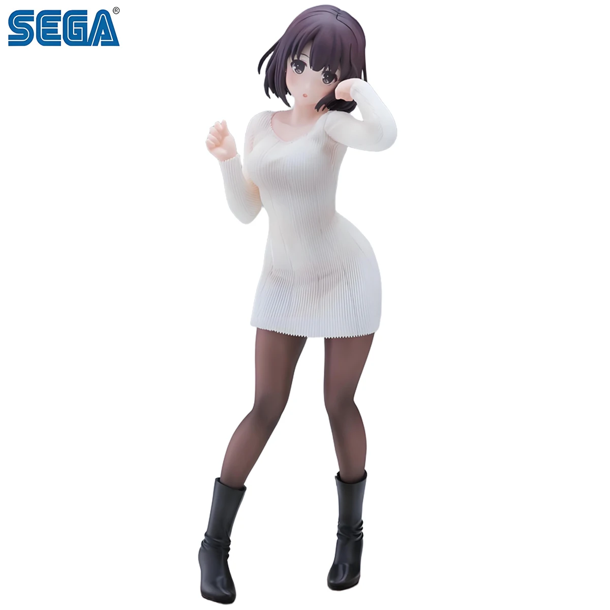 

In Stock SEGA Luminasta Saekano: How to Raise a Boring Girlfriend Megumi Kato SWEATER 22cm PVC Action Figure Collector Model Toy