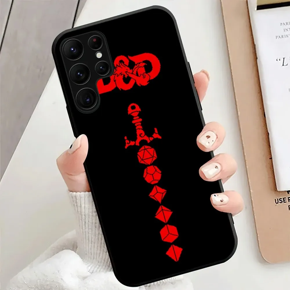 Game D-Dungeons D-Dragons D-DND Phone Case For Samsung Galaxy A52 A91 A71 S A73 A72 A80 A53 Shell