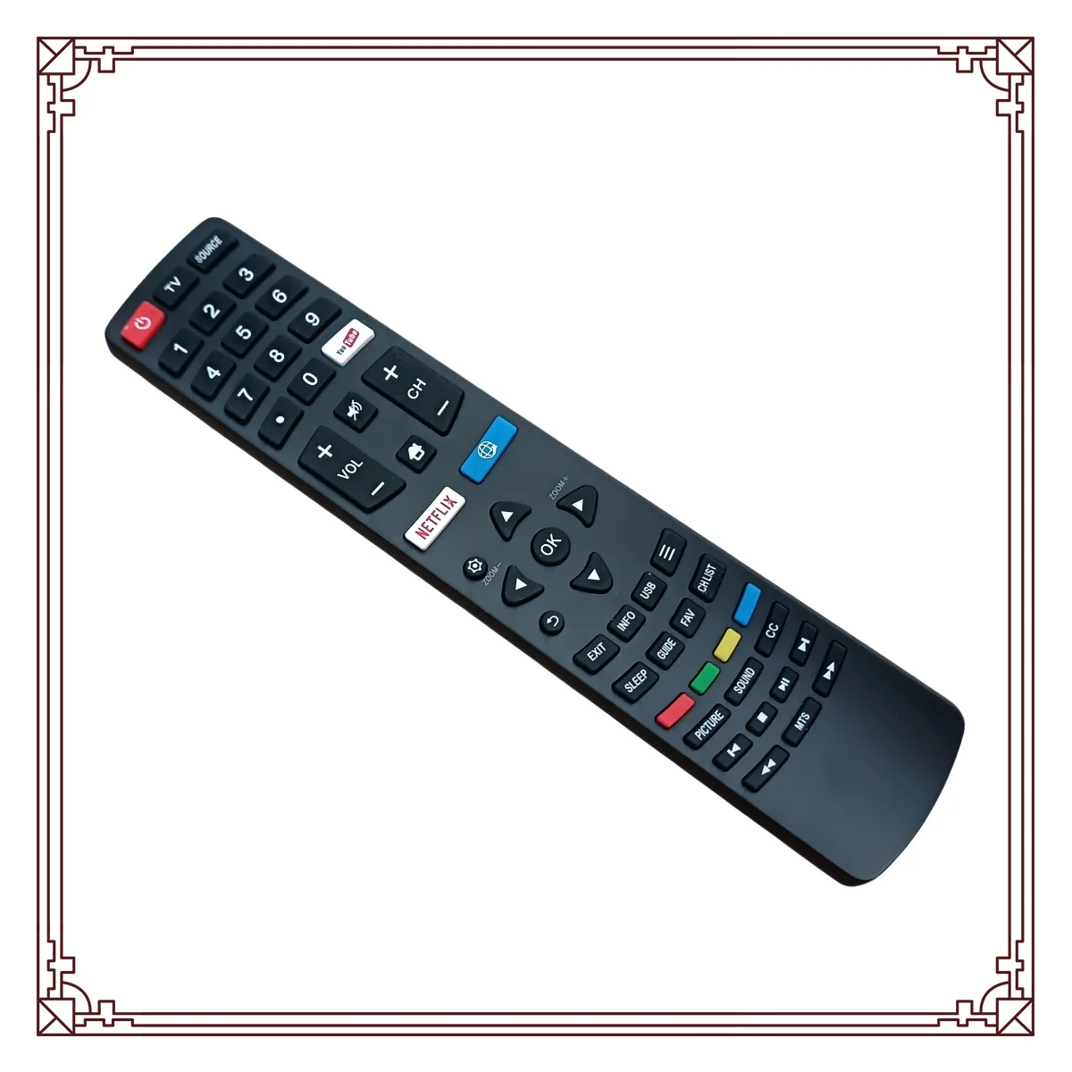 Новый сменный пульт дистанционного управления, подходящий для Quasar Q32HST2 RC311S 06-531W52-TY01X Smart LED TV