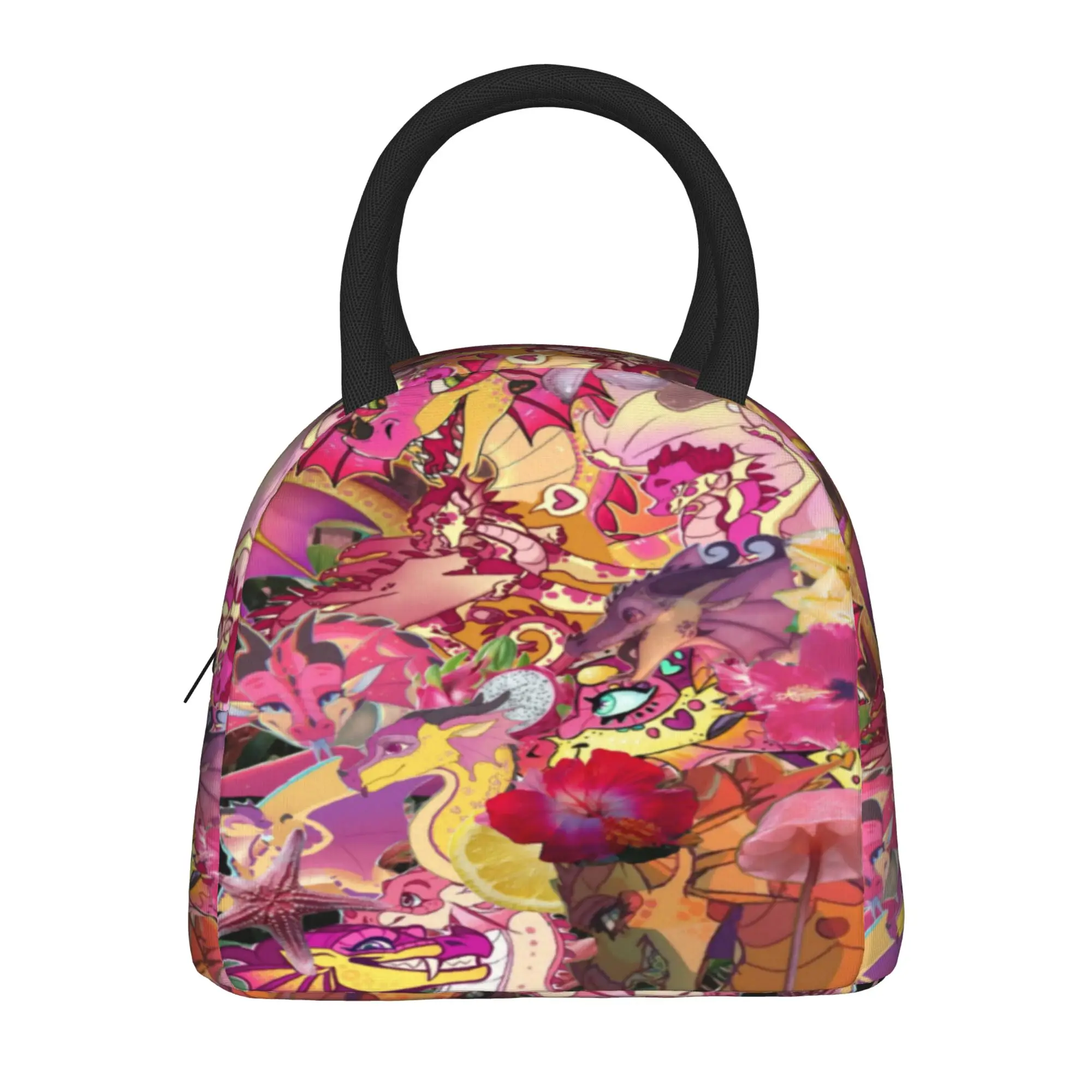 Wing Of Fire dragon Thermal Insulated Lunch Bag for Office  Reusable Bento Box Men Women Thermal Cooler Lunch Boxes