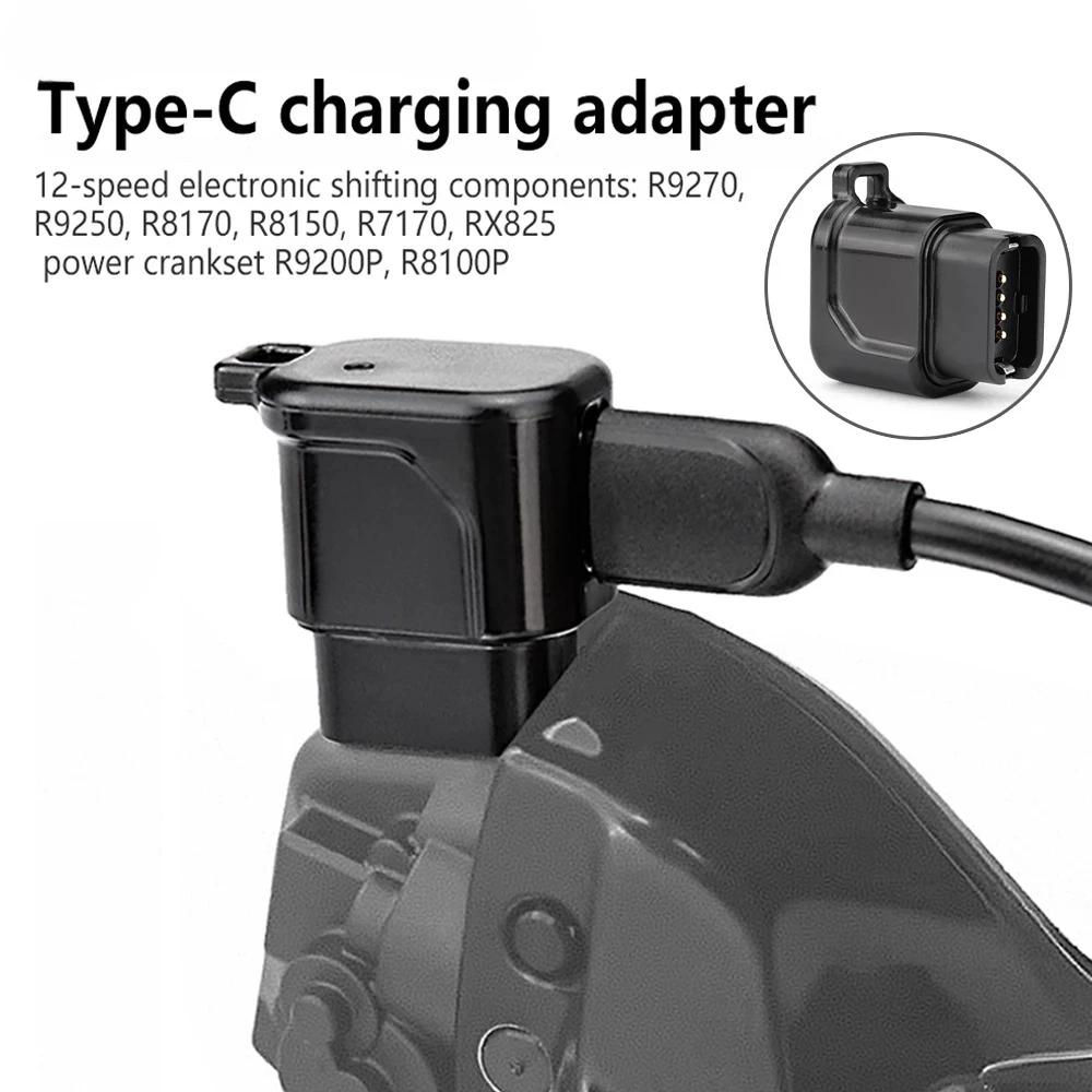 

Compact Portable Fast USB-C Bike Charger Adapter for Shimano 12S Di2 Electronic Derailleur R9200 R8100 R7150 Cycling Accessory