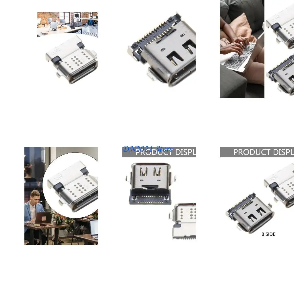 F3KE Metal Typec Charging Connector Head OutinkPad X280 T490 T480S x390 أجهزة الكمبيوتر المحمولة