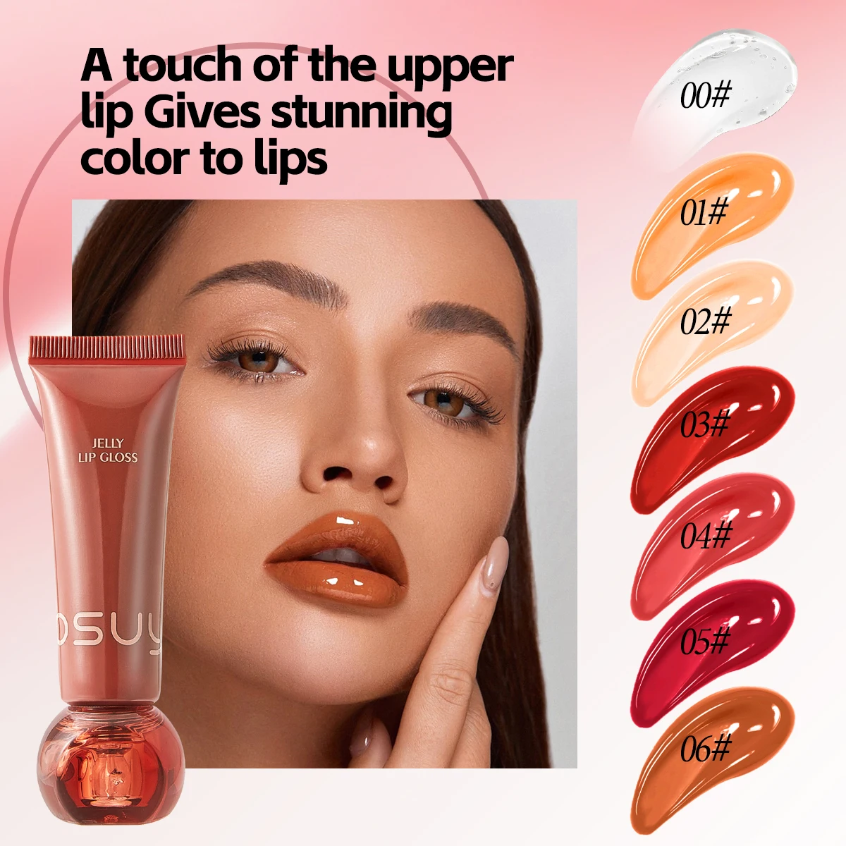 Moisturizing Jelly Lip Gloss - Durable, Waterproof, Sweatproof, and Non Stick to Cups, Ideal Gift for Valentine's Day