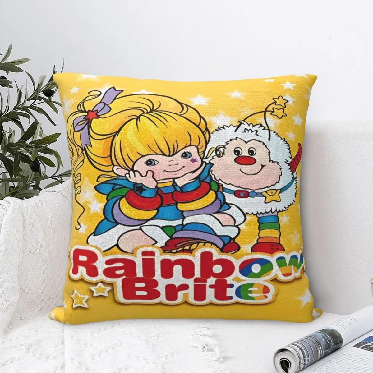 

Мягкая и милая домашняя наволочка с радугами BriteDecorations, наволочка, квадратная наволочка разных размеров