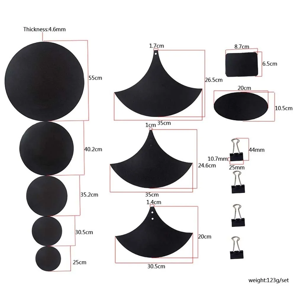 14Pcs Drum Mute Pads Sponge Silencer Drumming Practice Foam Pad Cymbal Mute Pad Belt Mat Musical Percussion Instruments Drum Pad