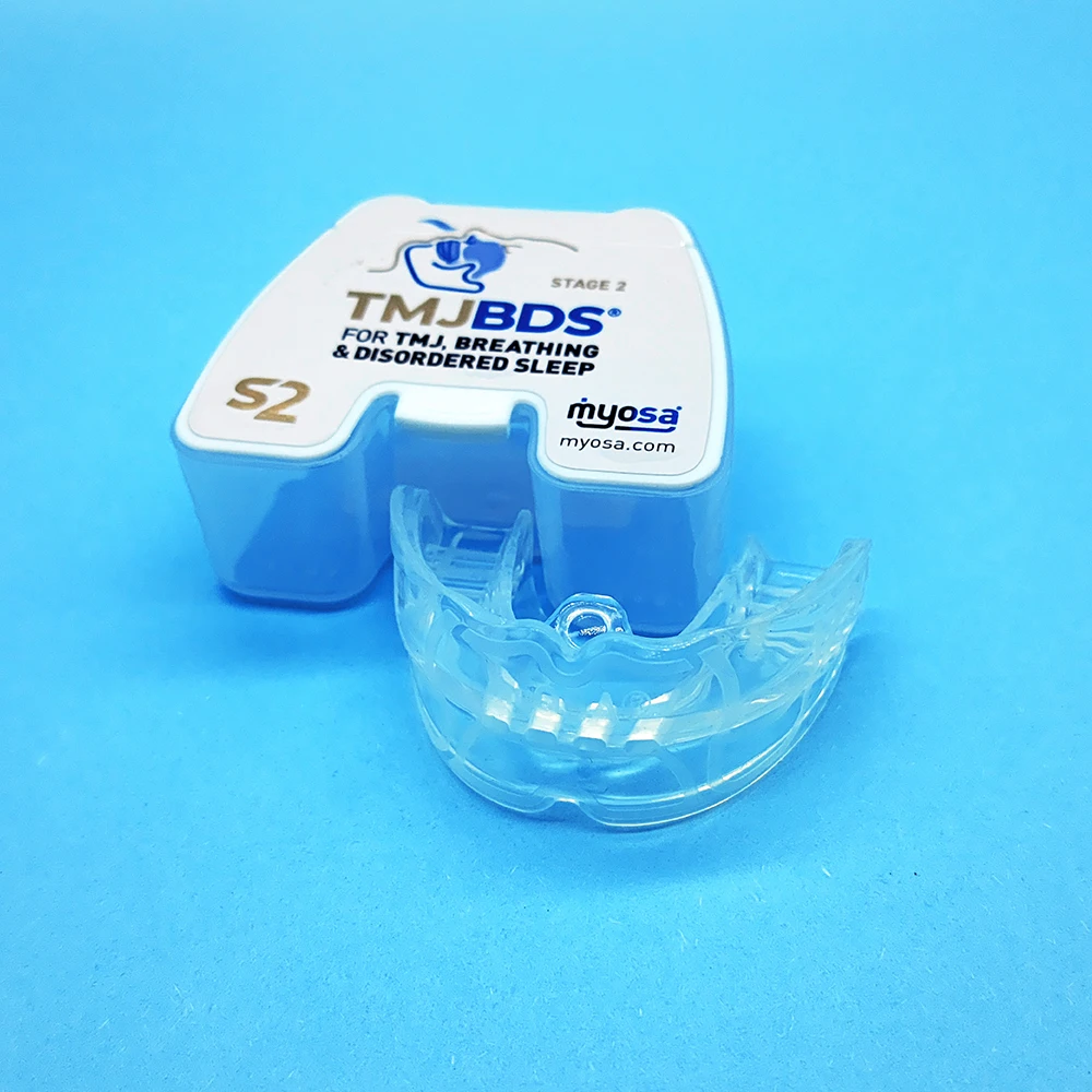 

MyOSA S2 For TMJ Breathing Disordered Sleep Myofunctional Sleep Appliance TMJ.BDS S2 Dental Intra-oral Teeth Trainer Appliance