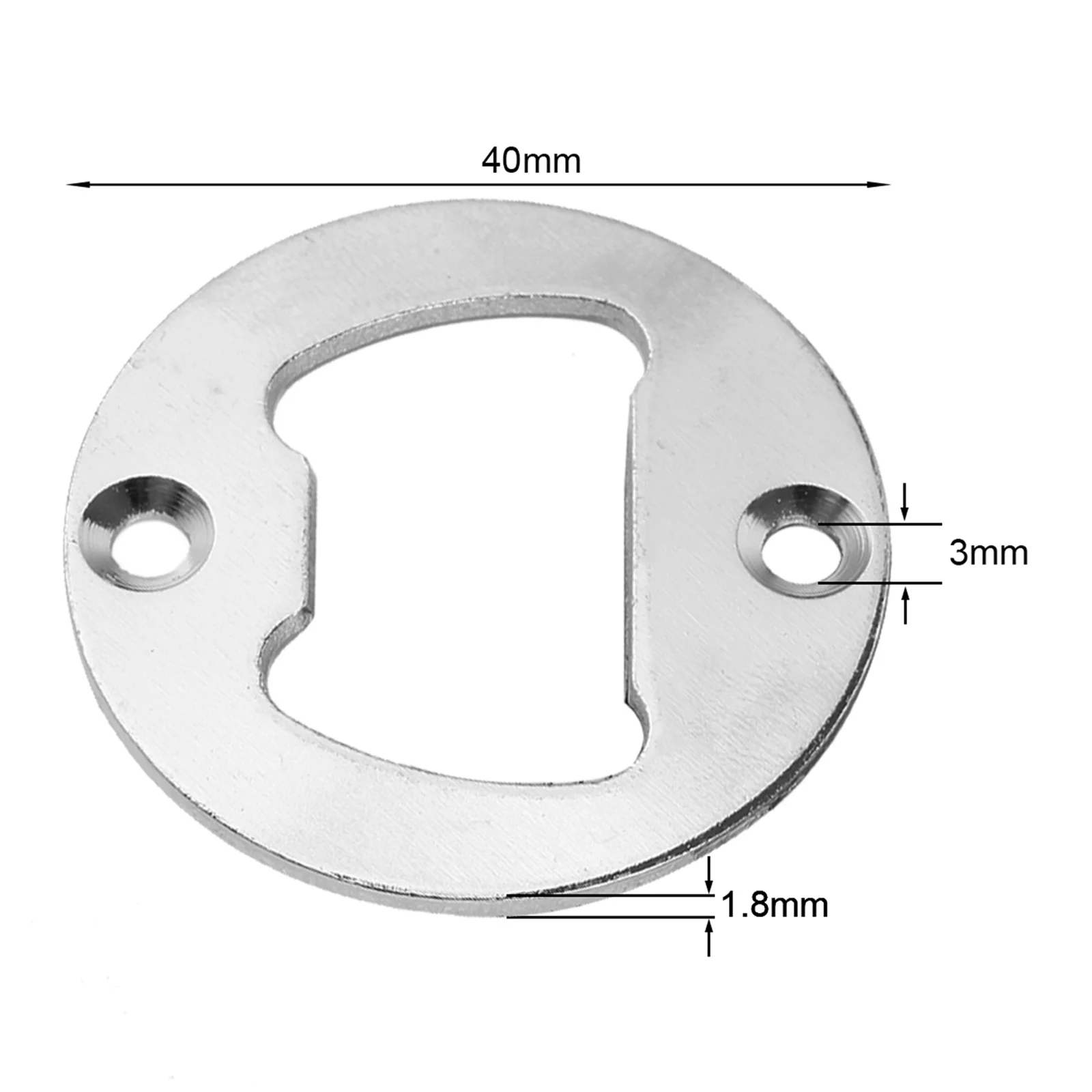 10 or 5 Pcs Bar Tools Round Bottle Opener 40mm Wine Beer Opener Wall Hanging Bottle Openers w/ Screw Kitchen Gadgets Accessories