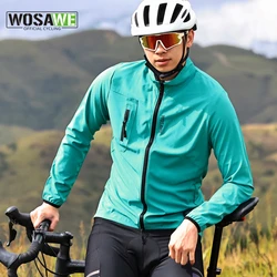 Men's Cycling Wind Jacket Reflective Ultralight Windbreaker Windproof Jacket Cycling Jacket Quick Dry Bicycle Clothing YKK Zip