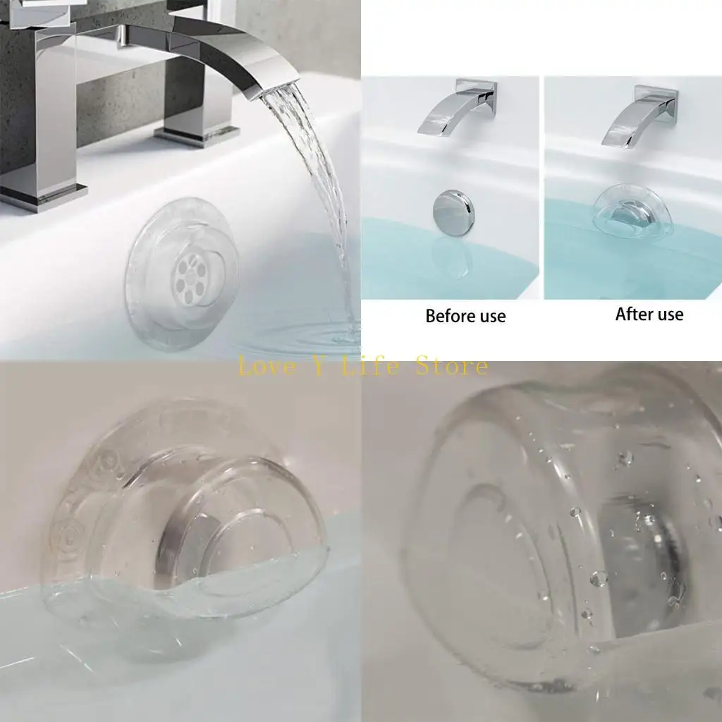 

L74C Бездольный переполнение ванны с дренажной крышкой прозрачная вода для заглушки спа -аксессуары