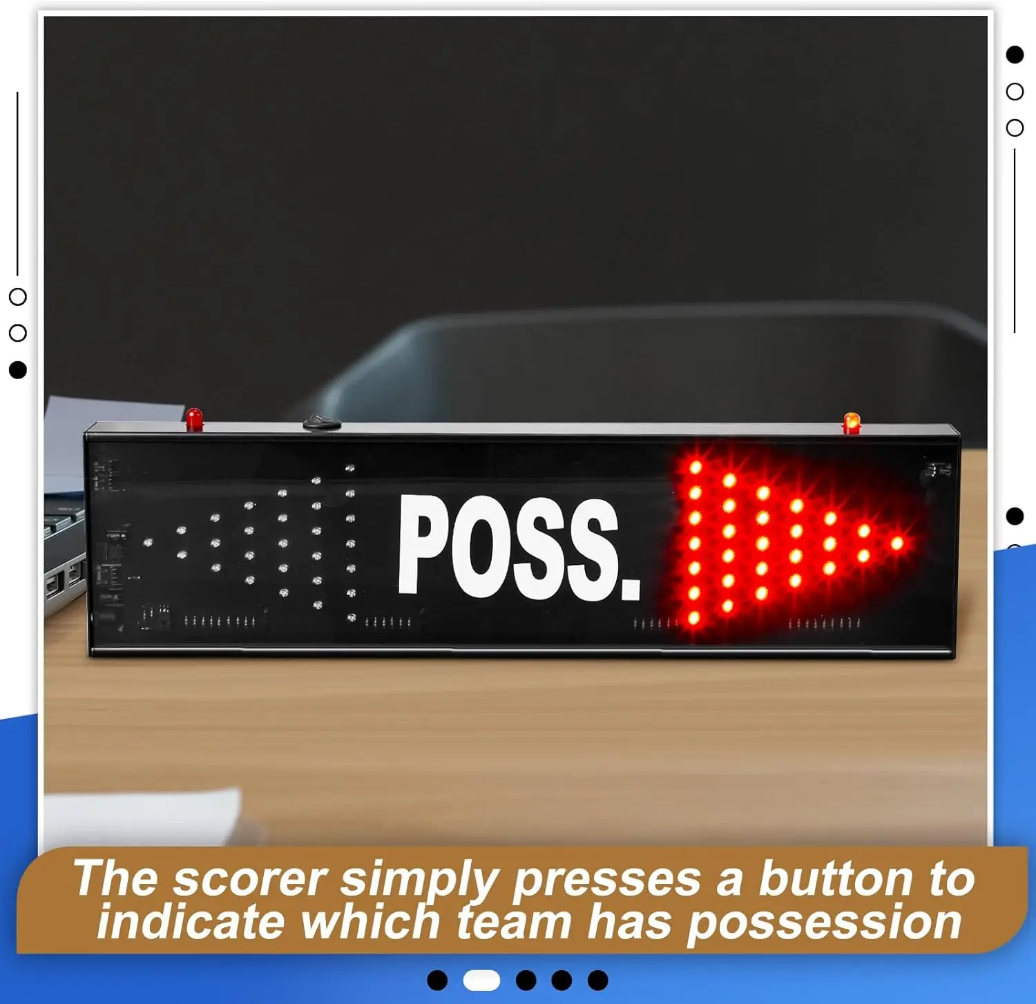 مؤشر BSN Champion لكرة السلة LED ومؤشر التوقيت، سهم التوقف الإلكتروني الرياضي #6