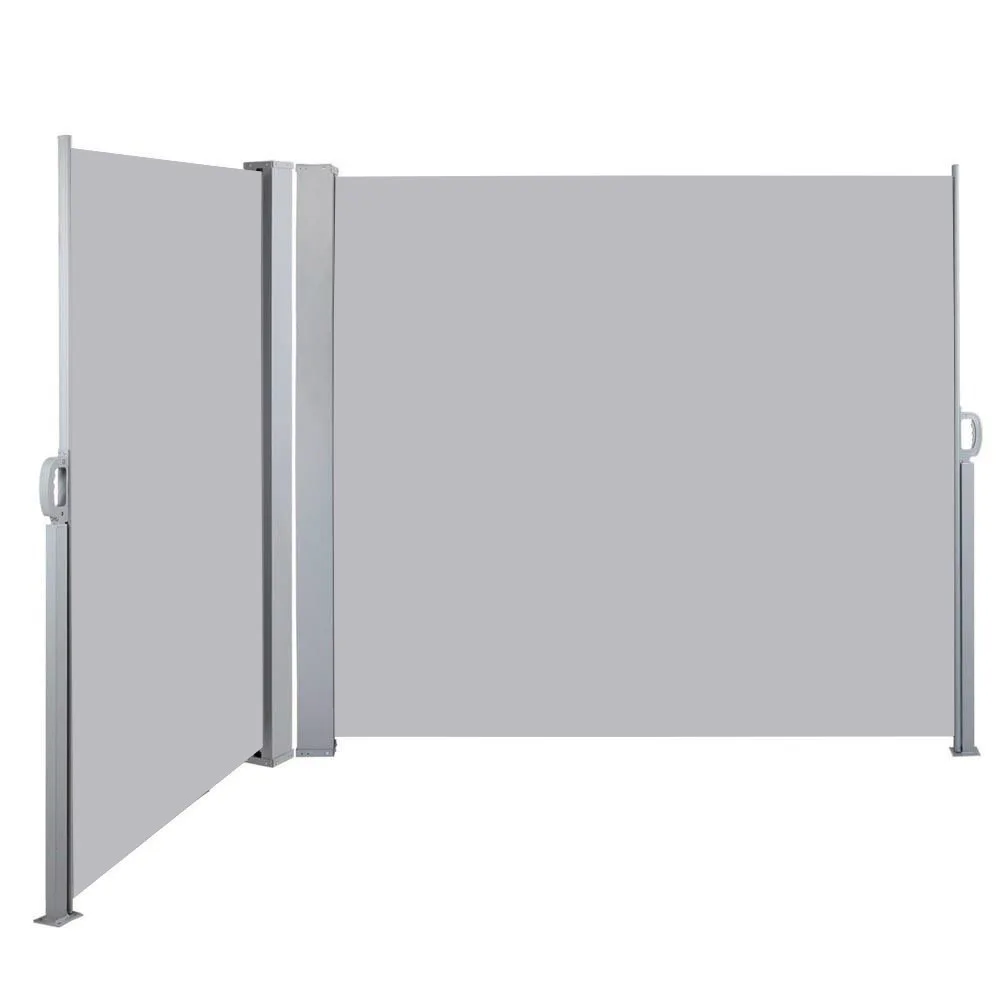 Outdoor Waterproof Sunshade Windproof Courtyard Partition Terrace Garden Retractable Side Awning Screen Privacy Partition
