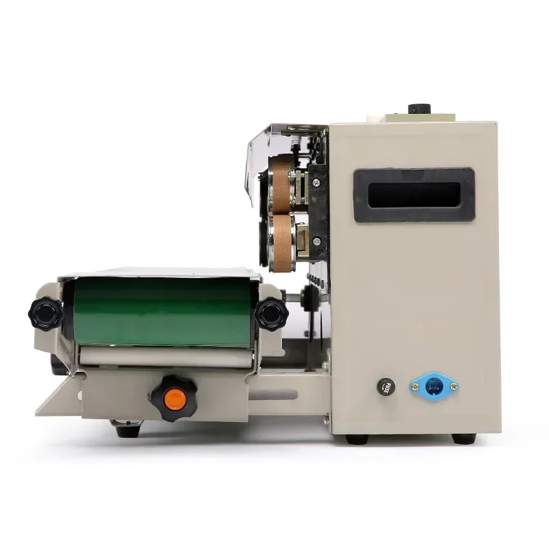 

FR-900 Continuous Sealing Machine Production Date Small Heat Sealer Plastic Film Aluminum Foil Induction Sealing Machine