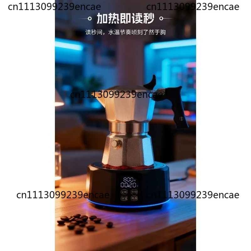 Suitable for double valve three valve stainless steel mocha pot household outdoor camping brewed coffee espresso pot