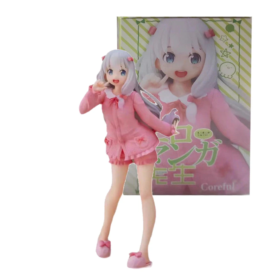 LUNK Figurine Goto Hitori assise fille anime modèle pyjama rose agenouillé Goto Hitori Action Figurine collection sculpture décoration de bureau 10 cm