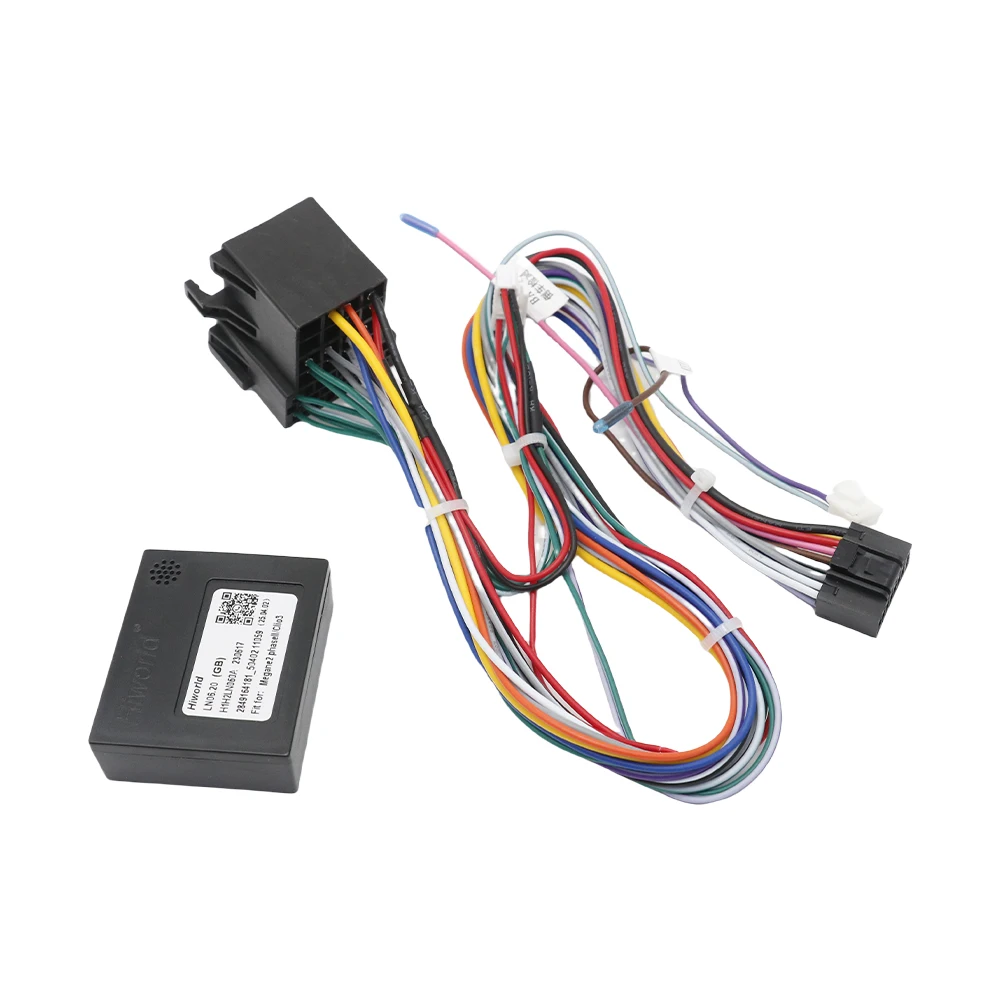16 Pin CAN Bus Decoder To ISO Radio Harness Adapter For Renault Megane 2 Clio 3 Trafic MK2 Kangoo Android Cable