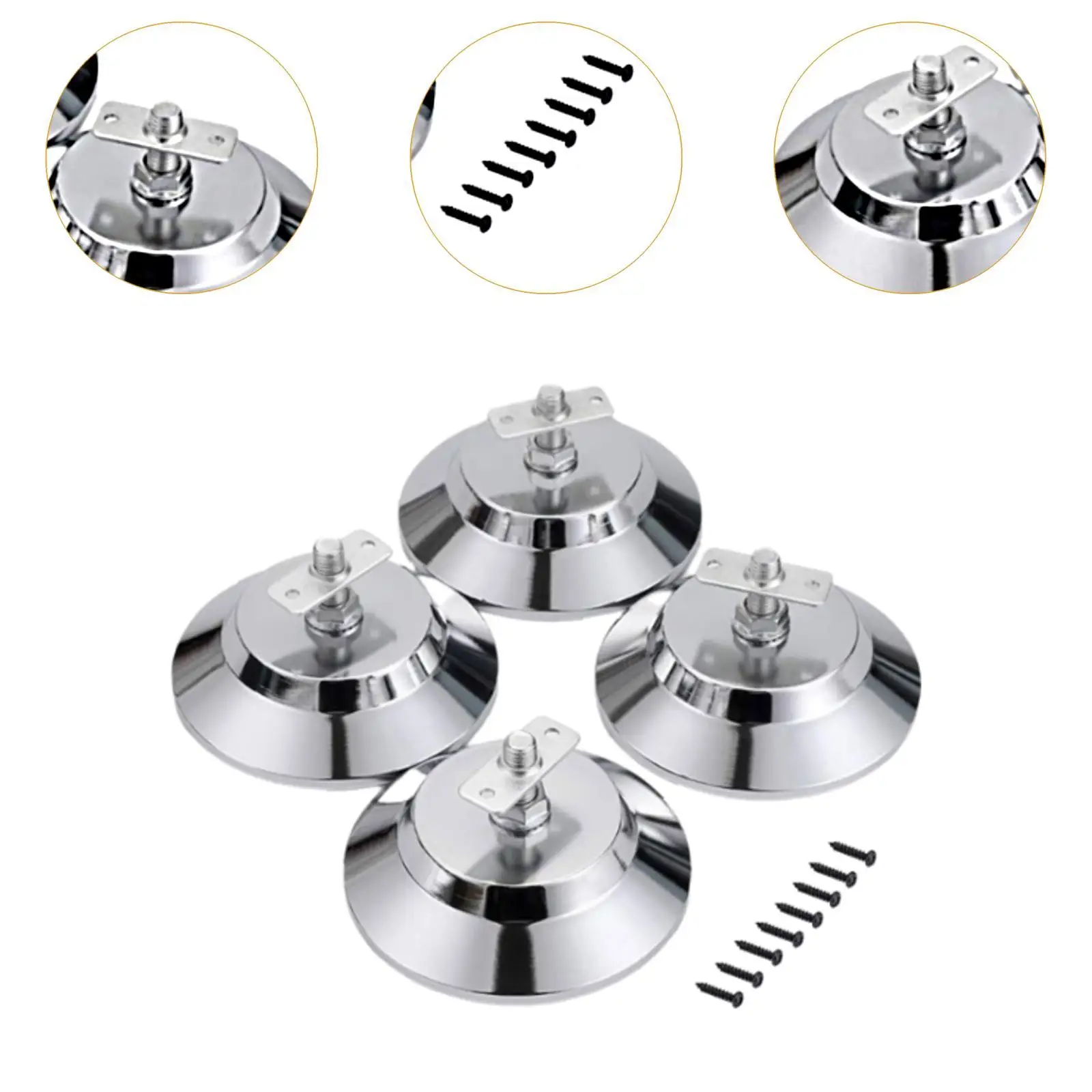 4 قطع من أدوات تسوية أرجل طاولة البلياردو، أقدام تسوية الطاولة البديلة خفيفة الوزن لطاولات كرة القدم #5