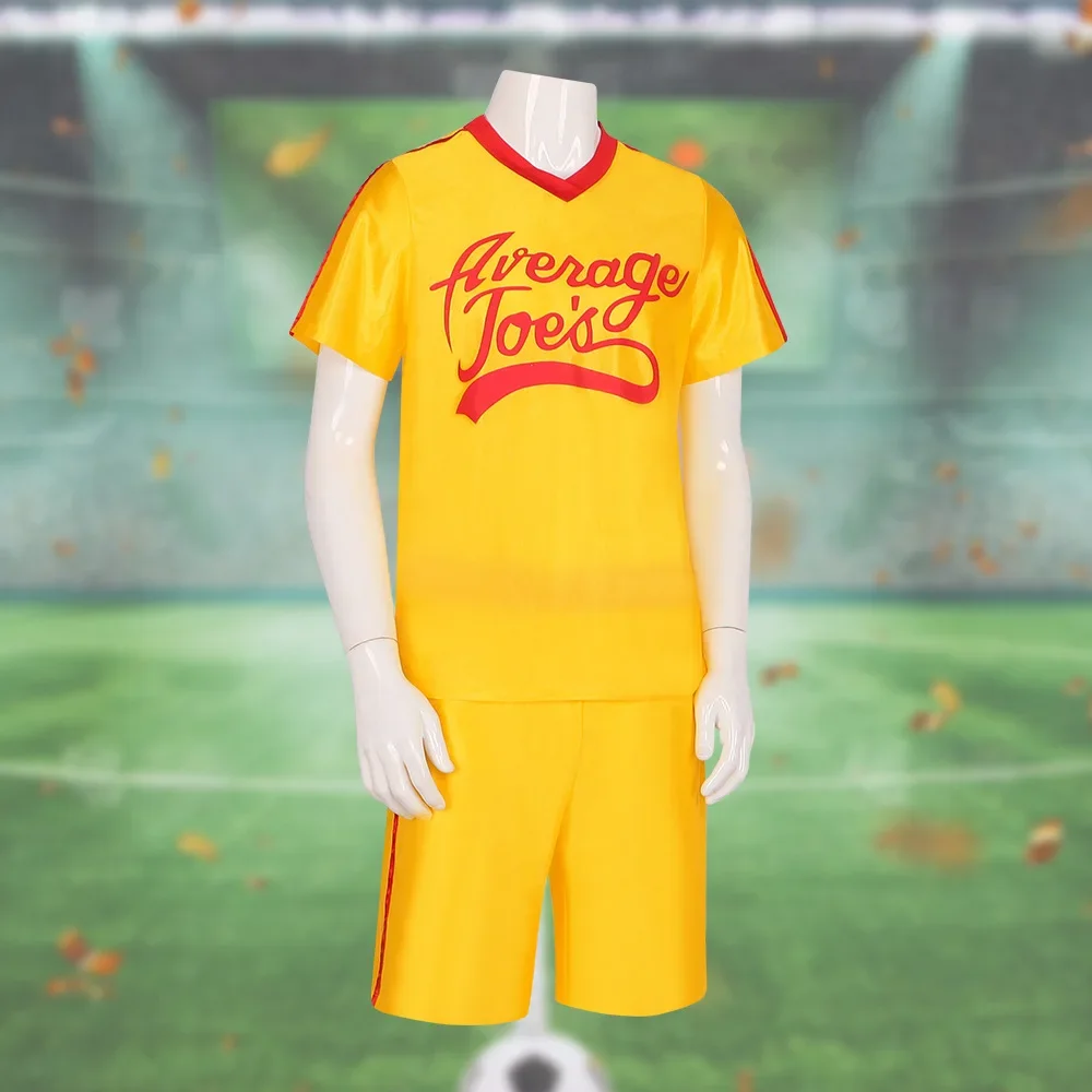 Disfraz de Cosplay de Jersey Amarillo para Adulto de Crazy Dodgeball: La Historia de un Verdadero Perdedor - Conjunto de Disfraz de Dodgeball para Halloween y Carnaval