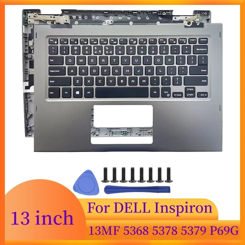 

NEW Laptops Case For DELL Inspiron 13MF 5368 5378 5379 P69G Notebook Palm rest Backlit keyboard Laptop Accessories