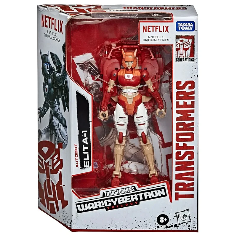 Hasbro Transformers WFC Netflix Elita-1 Wheeljack Red Alert Bumblebee Impactor 12Cm Anime Original Action Figure Model Toy Gift