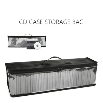 CD storage bag transparent TPU home DVD disc portable bag box album game disc storage box