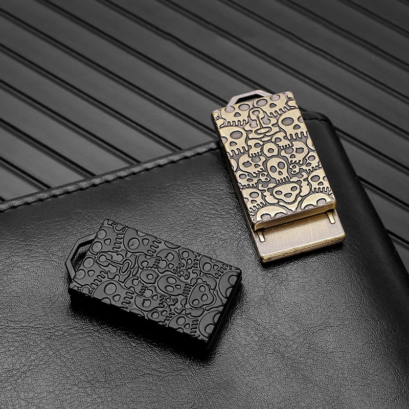 

1 шт. новый металлический EDC череп гироскопические игрушки забавный слайдер EDC декомпрессионная игрушка для взрослых СДВГ тревога игрушка для снятия стресса детский подарок