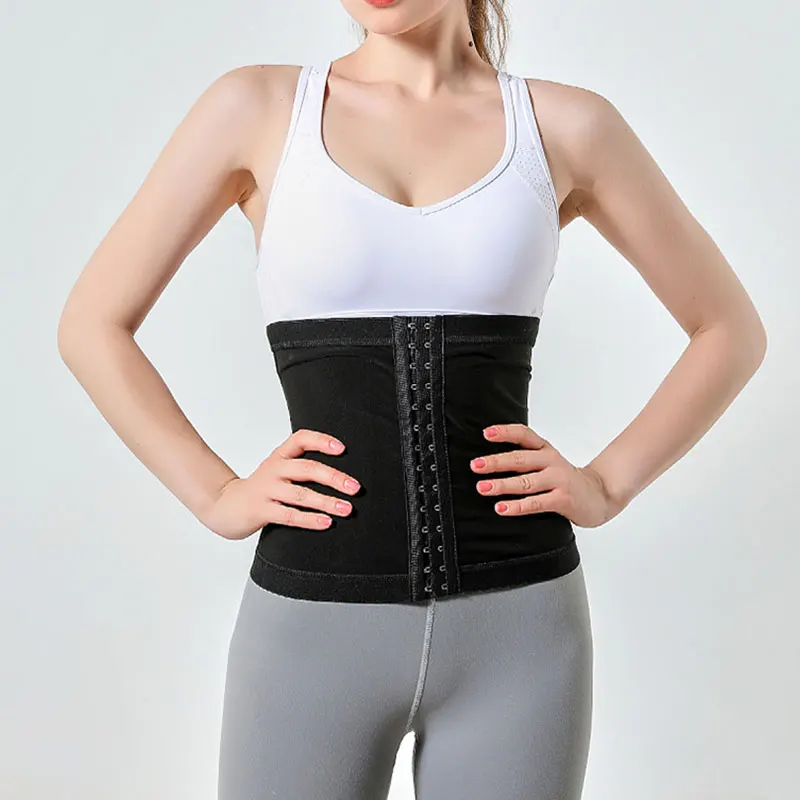 Buckle Waist Trainer Burst Sweat Corset Sauna Slimming Belt Sweat Body Burning Shaper Weight Loss Breasted Waist Training Belly