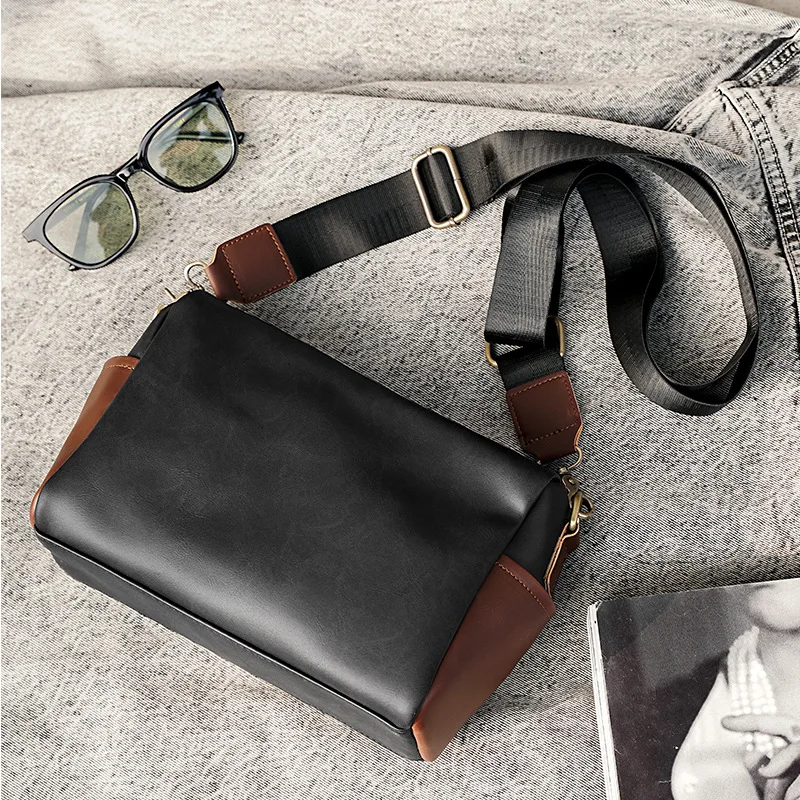 

Fashion Retro Shoulder Bag Men Luxury Soft Leather Leather Men's Crossbody Bag Casual Shoulder Messenger Bag Male Satchel Bolso