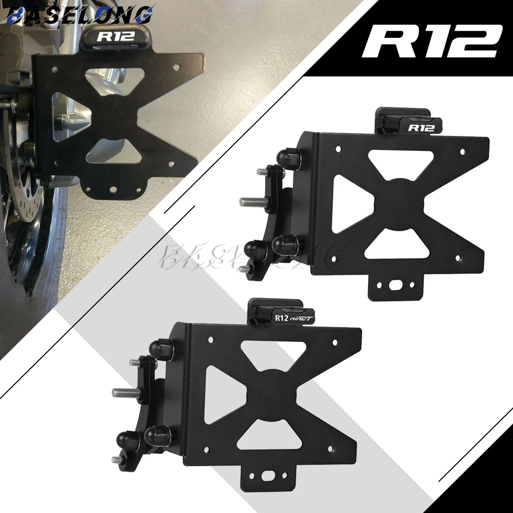 

For BMW R12 NineT R 12 Nine T R12S R12 G/S 2024 2025 2026 Motorcycle Accessories Side License Plate Holder Bracket Tail Tidy Kit